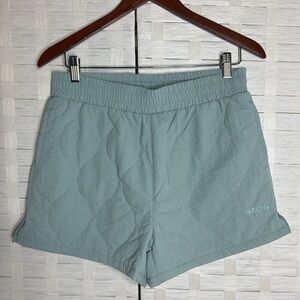 Sacre Alyssa Sage Quilted‎ Shorts Size Medium with Pockets